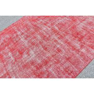 Tapis de Grande Taille Turc Vintage Moderne Rouge Blanc 6.5X9.8 pieds Patchwork Laine PP 10mm Latex Forme Rectangulaire Tabriz - Product Image 5