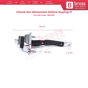 BDP1351 Frein de porte avant, butée de porte, limiteur de sangle pour Avensis MK1 T22 Caldina Carina Corona Premio T210 1997-2003 4/5 portes - Product Image 5