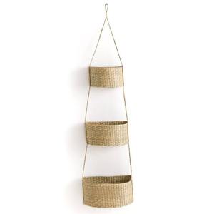 Panier de rangement pour fruits en herbe de mer, organisateur en herbe de mer, conteneur, panier suspendu pour légumes tissé à la main - Product Image 1