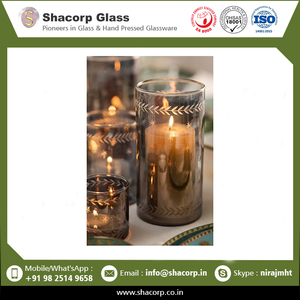 Nouvelle collection Décoration d'intérieur Votives de luxe en verre lustré soufflé à la main OMBERED d'Inde - Product Image 2