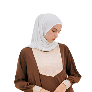 Pashmina Pañuelo cuadrado Hijab Étnico Musulmán Antiarrugas Cómodo Diseño de moda islámico Estiramiento de cuatro vías de alta calidad - Product Image 3