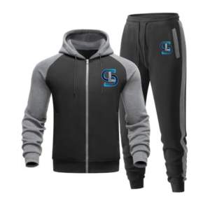 Conjunto de chándal de 2 piezas para mujer, Top de cuello alto de Color sólido a la moda, pantalones ajustados, conjuntos de ropa de otoño e invierno, traje para correr de dos piezas para mujer - Product Image 2