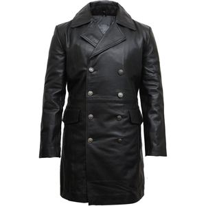 Veste en cuir d'agneau pour homme de haute qualité, cuir d'agneau véritable, vêtements décontractés et tendance - Product Image 5