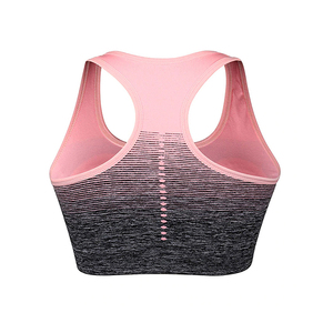 Soutien-gorge de sport pour femmes grande taille respirant simple à maintien élevé avec bretelles croisées - Fabriqué en usine à bas prix - Product Image 2