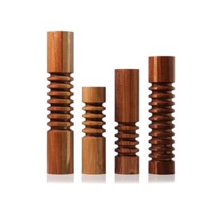 Support de bougie en bois naturel écologique fait à la main pour la décoration de Noël dans les maisons, les cafés, les hôtels et les espaces intérieurs de boutiques - Product Image 3