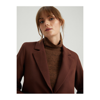Blazers tissés pour femmes avec poches et broderie 3D - Design de veste élégant pour les femmes soucieuses de la mode