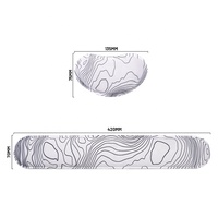 Repose-poignet mignon et simple, tapis de souris en mousse à mémoire de forme résistant à l'eau, ensemble ergonomique, nuage, dessin animé, PC, confortable, bureau