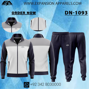 ชุดวอร์มกางเกงขาสั้นสำหรับผู้ชายผ้าโพลีเอสเตอร์ขนาดพิเศษพิมพ์ลายได้ตามต้องการโลโก้สำหรับฤดูหนาว - Product Image 6