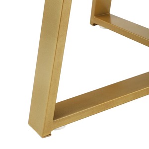 Table basse moderne en métal écologique avec plateau en marbre durable, design unique pour la maison et le bureau, salons - Product Image 5