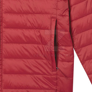 Veste d'hiver matelassée pour homme, service OEM, couleur personnalisée, logo frontal, respirante, écologique, haute qualité - Product Image 6