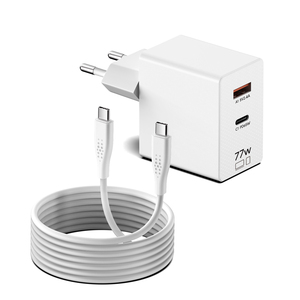GaN Tech 65W tipo-C caricatore rapido con USB-A adattatore universale per computer portatili tablet telefoni supporta PPS QC PD protocolli di ricarica - Product Image 2