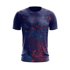 เสื้อทีมฟุตบอลระบายอากาศได้ดีชุดฝึกซ้อมแบบลำลองสำหรับทีมฟุตบอลฤดูร้อนดีไซน์และสไตล์ใหม่ออกแบบได้ตามต้องการ - Product Image 1