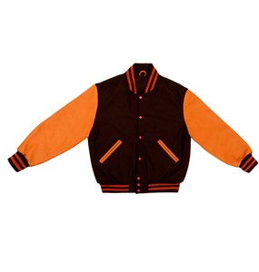 Vestes universitaires personnalisées de haute qualité pour hommes Letterman broderie manches en cuir hiver collège veste de baseball pour hommes - Product Image 3