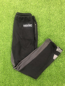 Pantalons de survêtement à taille haute pour homme, style flare, 100% coton, tissu éponge, style à devant plat, tissu peint de haute qualité - Product Image 6