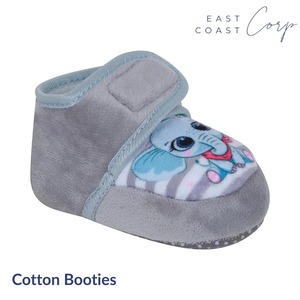 Amigable bebé niños y niñas elefante impreso botines invierno calcetín cierre-cómodo y elegante - Product Image 2