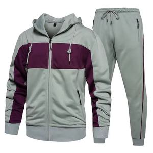 ชุดวิ่งจ๊อกกิ้งมีฮู้ดสำหรับผู้ชายชุดวอร์มมีกระเป๋าแบบกำหนดเองชุดวิ่งจ๊อกกิ้งใส่สบายมีซิป - Product Image 5