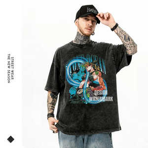 เสื้อยืดขนาดใหญ่สำหรับผู้ชายเสื้อยืดพิมพ์ลายโลโก้เสื้อยืดเรียบหรูออกแบบได้ตามต้องการ - Product Image 5