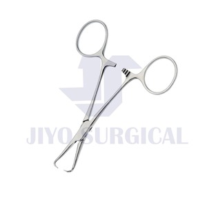 Pinzas de acero inoxidable de alta calidad para toallas Backhaus, pinzas reutilizables para sala de operaciones y uso quirúrgico - Product Image 3