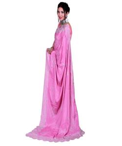 Pièce de Saree de travail en Georgette prête pour le mariage avec chemisier-Nouveau design attrayant pour les vêtements pour femmes indiennes à bas prix de gros Ethnique - Product Image 4