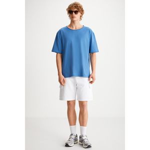 GRIMELANGE LIONEL Men's <b>Cargo</b> Pocket Elasticated Waist Comfort Fit Shorts - Product Image 4