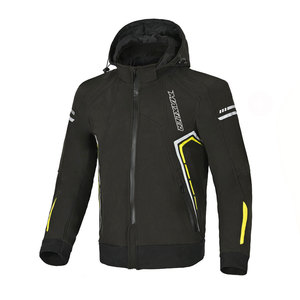 Chaqueta de motocicleta softshell con exterior impermeable y transpirable para ciudad y viajes. - Product Image 1