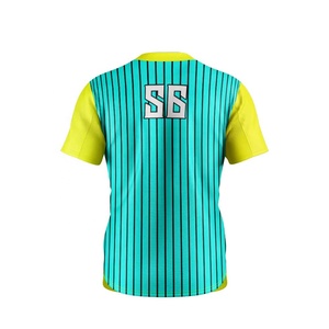 Vente en gros de maillots de baseball personnalisés pour jeunes vêtements de sport respirants Offre Spéciale impression par sublimation chemises de baseball dépouillées avec pantalon - Product Image 6