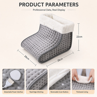 Bottes chauffantes personnalisées haut de gamme en tissu ultra doux avec cristaux, chauffe-pieds thermiques – Approvisionnement en gros pour détaillants et grossistes