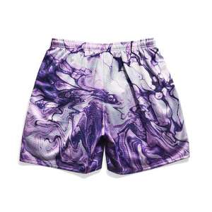 Shorts de basket-ball personnalisés fabriqués au Pakistan pour hommes, respirants, 100% polyester, prix bas, taille XS, vêtements de sport, logo imprimé, service OEM - Product Image 1