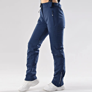 Pantalones de Esquí Unisex Personalizados para Adultos, Impermeables, Cortavientos, Transpirables, que Absorben la Humedad, Ecológicos, Talla Grande, Estampados, 100% Poliéster - Product Image 1