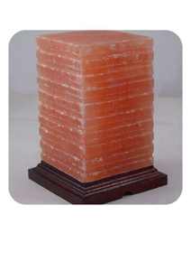 Lámparas cuadradas de forma elegante del Himalaya en tamaños personalizados, lámparas de sal del Himalaya de Pakistán, lámparas de sal del Himalaya a granel - Product Image 4