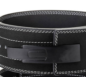 เข็มขัดพยุงเอวหนังวัวปรับแต่งได้เข็มขัดฟิตเนสสำหรับออกกำลังกายยกน้ำหนักปรับแต่งโลโก้ได้ - Product Image 6