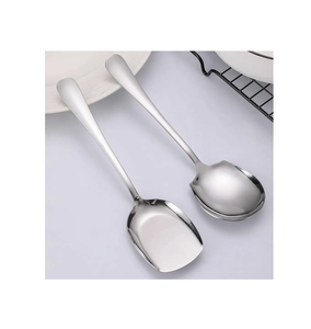 Cuillère de service de mariage en acier inoxydable Artisanat Fournisseur en gros Cuillère de service en acier inoxydable - Product Image 4