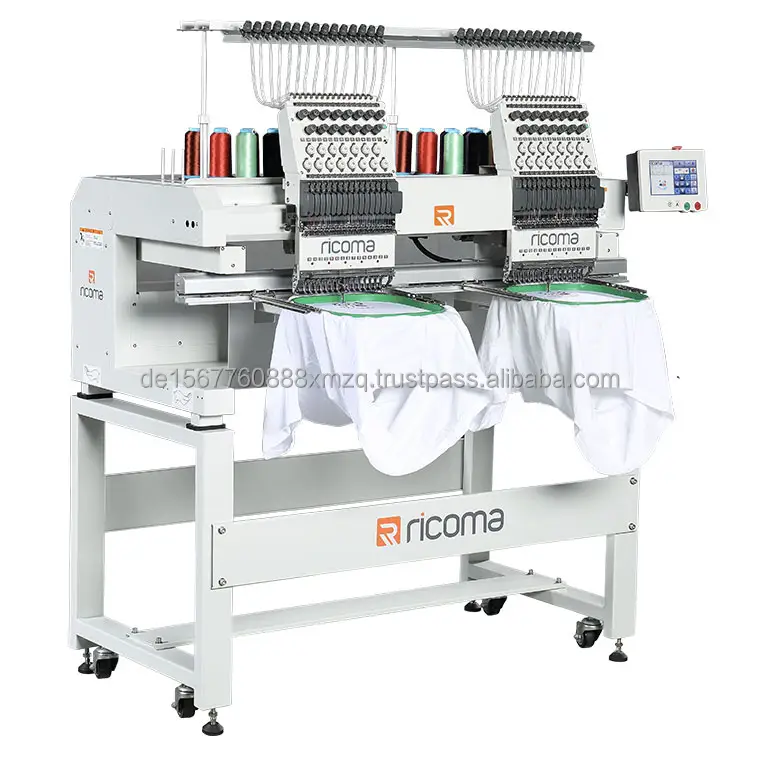 RICOMA MT 1502 Embroidery Machines sewing machine industrial 2 head embroidery machine