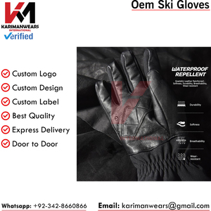 Guantes para Hombre Impermeables con Pantalla Táctil, Largos, para Snowboard, Montañismo, Esquí, Deportes de Invierno, Resistentes al Frío - Product Image 5