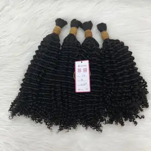 הנמכר ביותר צבע שחור, הרחבות שיער בתפזורת 20 אינץ 'הרחבות שיער אפרו