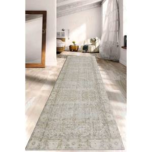 Floral Pattern Printed <b>Rug</b> - Soft Tones <b>Vintage</b> Turkish Wedding Decor,Nonwoven Soft <b>Rug</b> - Product Image 3