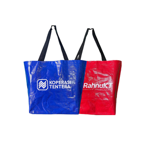 Bolsa de Compras y Supermercado de Plástico PP Tejido, Reutilizable, Ecológica, Impermeable, con Impresión Flexográfica y Logotipo Personalizado - Product Image 4
