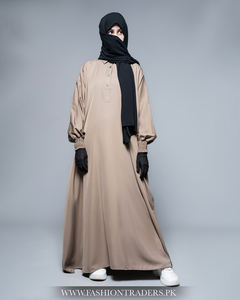 2024 última tendencia de moda islámica al por mayor vestido de oración modesto Premium OEM Abaya diseños para mujeres musulmanas silueta recta - Product Image 5