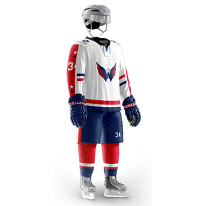 Uniformes de hockey sur glace respirants sur mesure, 100% polyester, dernier design, meilleure vente, unisexe, fabriqué au Pakistan - Product Image 6