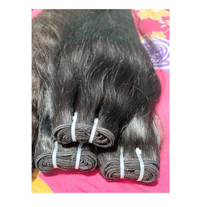 Extensiones de cabello humano sin procesar de alta calidad virgen indio ondulado recto rizado a granel alineado con cutícula de vendedores - Product Image 5