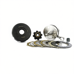 Nouveau kit complet de transmission de moto Pinasco Bull Clutch 215cc 57mm avec arbre à clavettes, Italie - Product Image 2