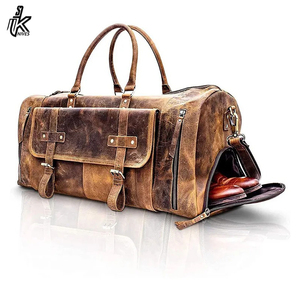 Sac de voyage en cuir véritable pour femme, modèle 2023, taille cabine, unisexe, en vente - Product Image 5