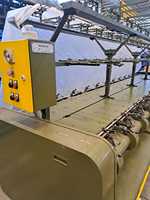 Machine textile motorisée à double tête manuelle Colleoni pour bobinage, 30 broches, 4 têtes, pour soie, 400V, 1.5kW, 600kg