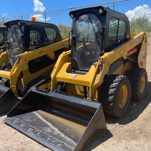 Chargeuses compactes sur pneus CAT 236D3 2023 avec godet avant compact, moteur, boîte de vitesses pour travaux de construction - Product Image 1