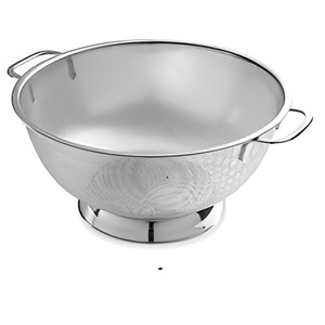Passoire en acier inoxydable élégante et moderne avec panier à poignée tubulaire avec maille percée nouvelle passoire Design - Product Image 5