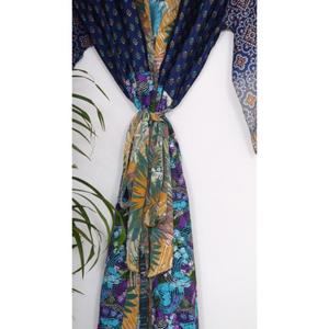 ชุดเดรสชุดกิโมโนชายหาดของผู้หญิงแนววินเทจผ้าไหมชุดเดรสผ้าไหมชุดเดรสผ้าไหมชุดกิโมโนเย็บปะติดชุดเดรสฤดูร้อน - Product Image 4