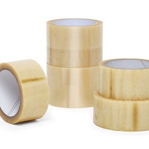 Cinta Adhesiva de PVC de una Cara para Sellado de Cajas, Material de Papel Impermeable, Adhesivo Acrílico Sensible a la Presión Activado por Agua - Product Image 1