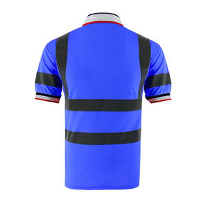 เสื้อโปโลสะท้อนแสงสำหรับงานก่อสร้าง, เสื้อโปโลเพื่อความปลอดภัยในการก่อสร้างมองเห็นได้สูงสะท้อนแสง - Product Image 2