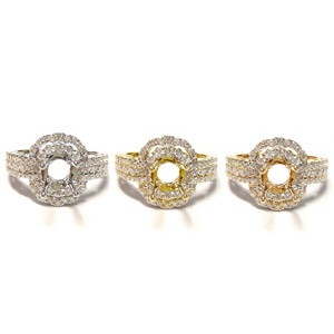 Bague de Fiançailles et de Mariage Classique pour Femme en Or Blanc Massif 18 carats avec Diamant Véritable, Sertissage à Griffes, Coupe Brillante, Motif Floral Éblouissant – Idée Cadeau - Product Image 4