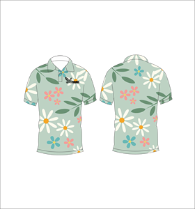 T-shirt personnalisé pour homme à imprimé floral, manches courtes, décontracté, été, col rond, sublimation - Product Image 4